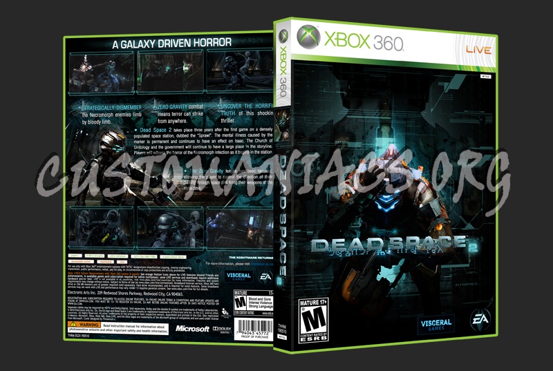 Dead Space 2 dvd cover