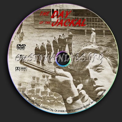 The Day Of The Jackal dvd label