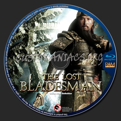The Lost Bladesman blu-ray label