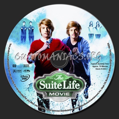 The Suite Life Movie dvd label