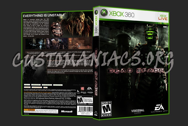 Dead Space dvd cover