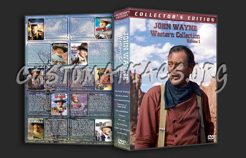 John Wayne Western Collection - Volume 1 dvd cover