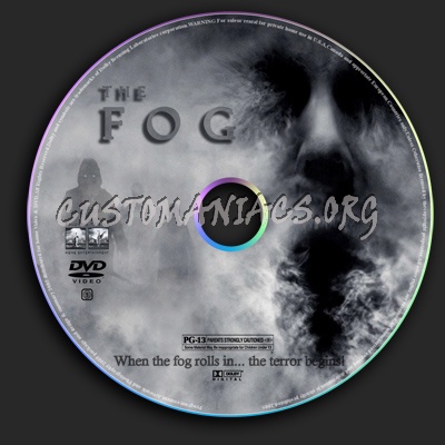 The Fog 2005 dvd label