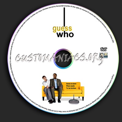 Guess Who dvd label