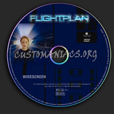 Flightplan dvd label