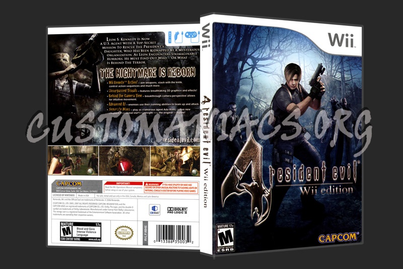 Resident Evil 4 dvd cover