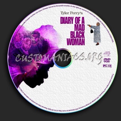 Diary Of A Mad Black Woman dvd label