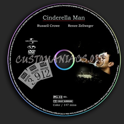 Cinderella Man dvd label