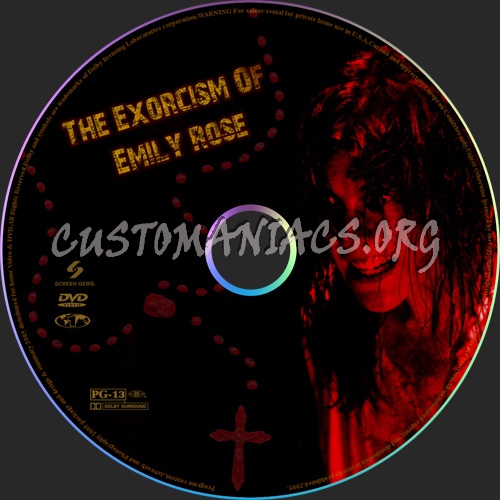 The Exorcism of Emily Rose dvd label