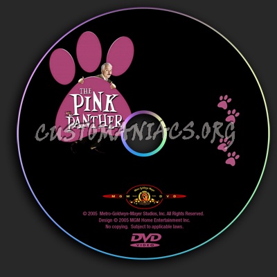 Pink Panther dvd label