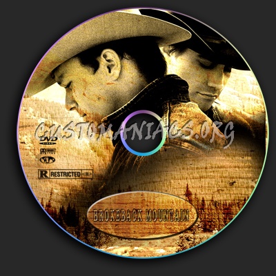 Brokeback Mountain dvd label