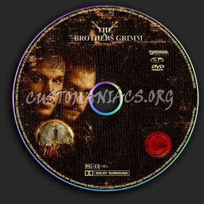 The Brothers Grimm dvd label