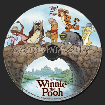 Winnie The Pooh dvd label