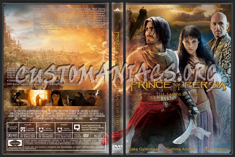 Prince of Persia: The Sands of Time dvd cover