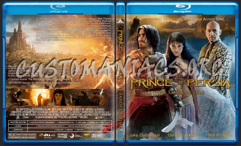 Prince of Persia: The Sands of Time blu-ray cover