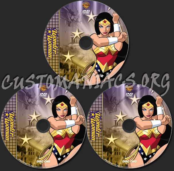 Wonder Woman (2009) - TV Collection dvd label