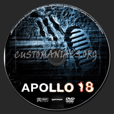 Apollo 18 dvd label
