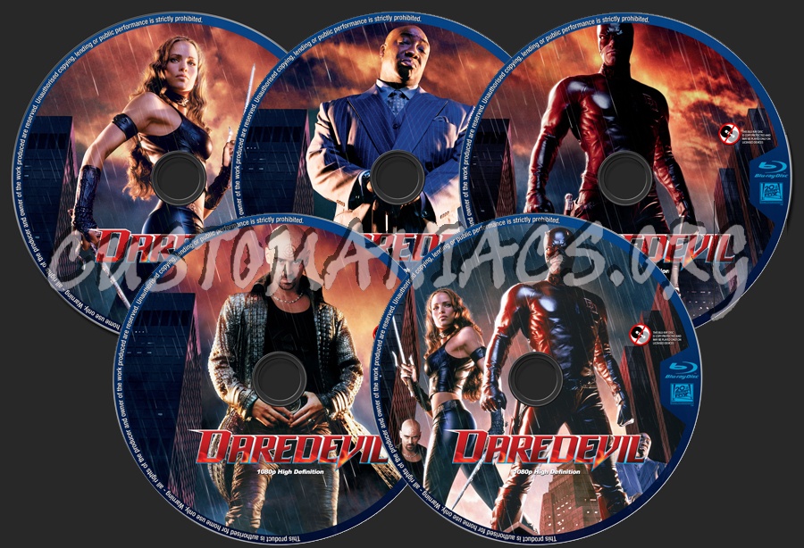 Daredevil blu-ray label