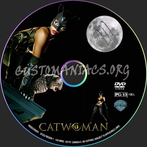 Catwoman dvd label