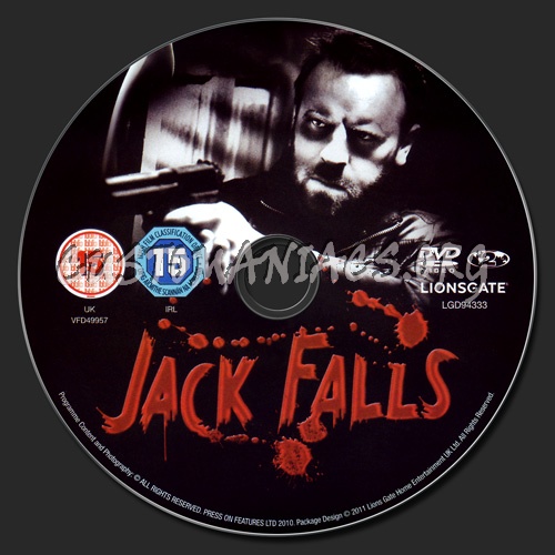 Jack Falls dvd label