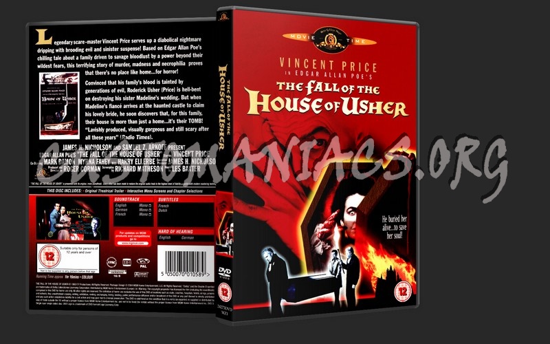 The Fall Of The House Of Usher dvd cover