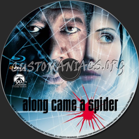 Along Came a Spider blu-ray label