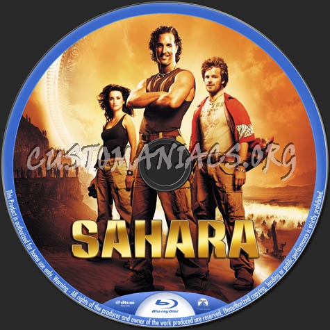 Sahara blu-ray label