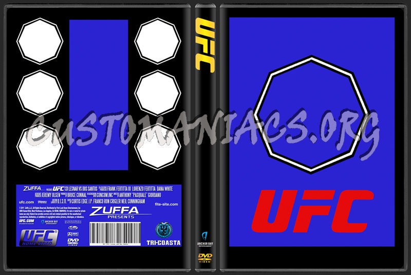 UFC  Cover Template dvd label