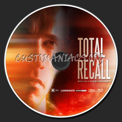 Total Recall blu-ray label