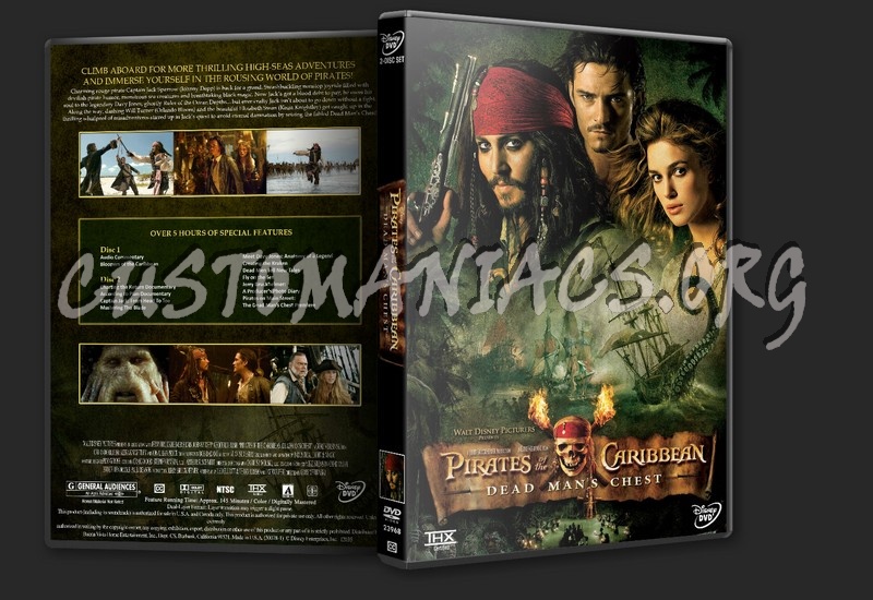 Pirates of the Caribbean: Dead Man's Chest dvd cover