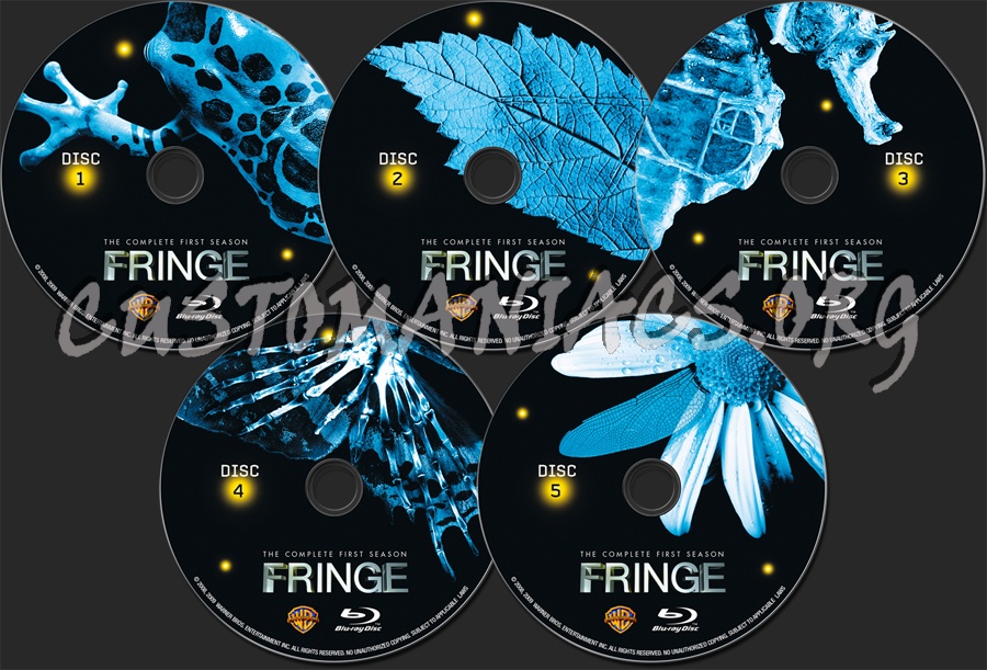 Fringe Season 1 blu-ray label