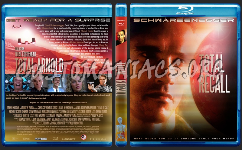 Total Recall blu-ray cover