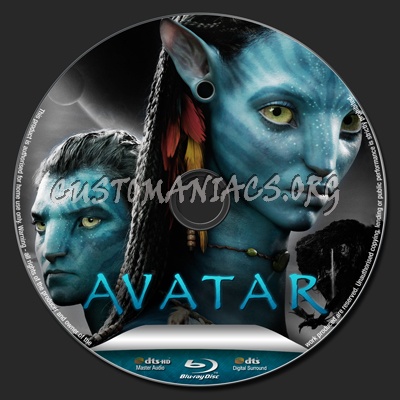 Avatar blu-ray label