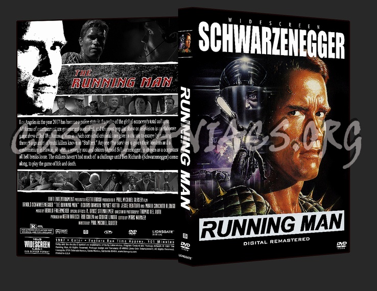 The Running Man dvd cover