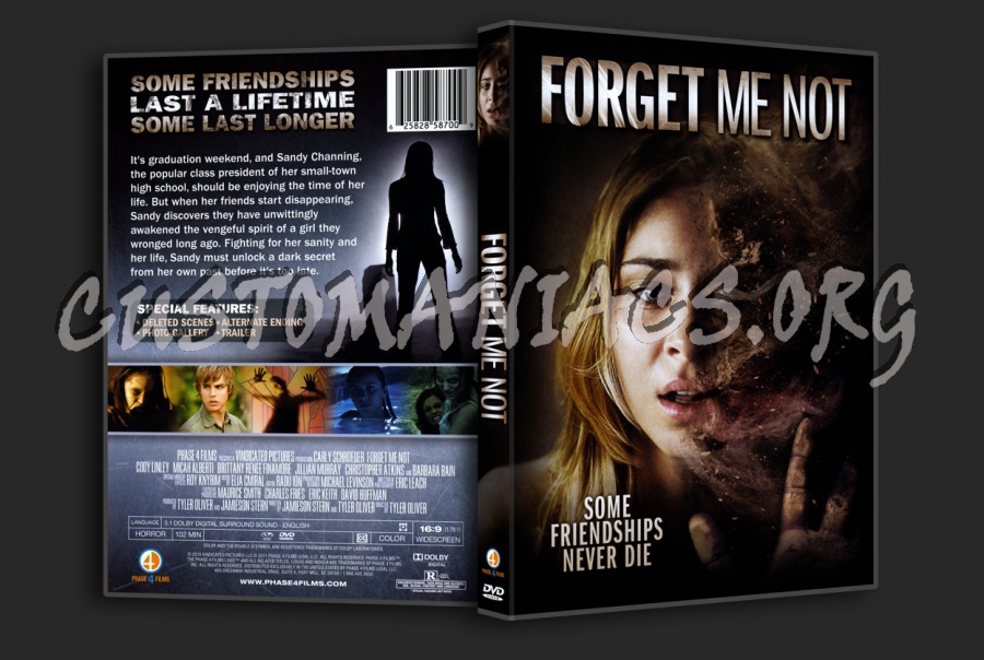 Forget Me Not dvd cover