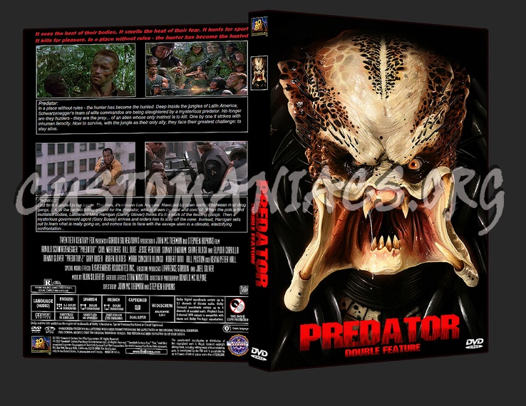 Predator Double Feature dvd cover
