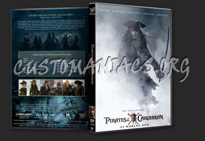 Pirates of the Caribbean At World's End dvd cover