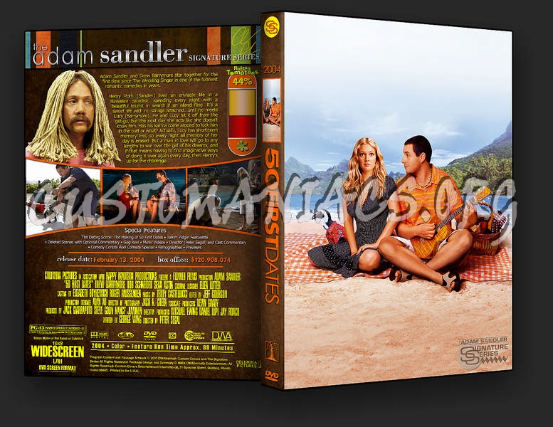 50 First Dates dvd cover