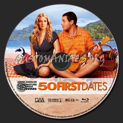 50 First Dates blu-ray label
