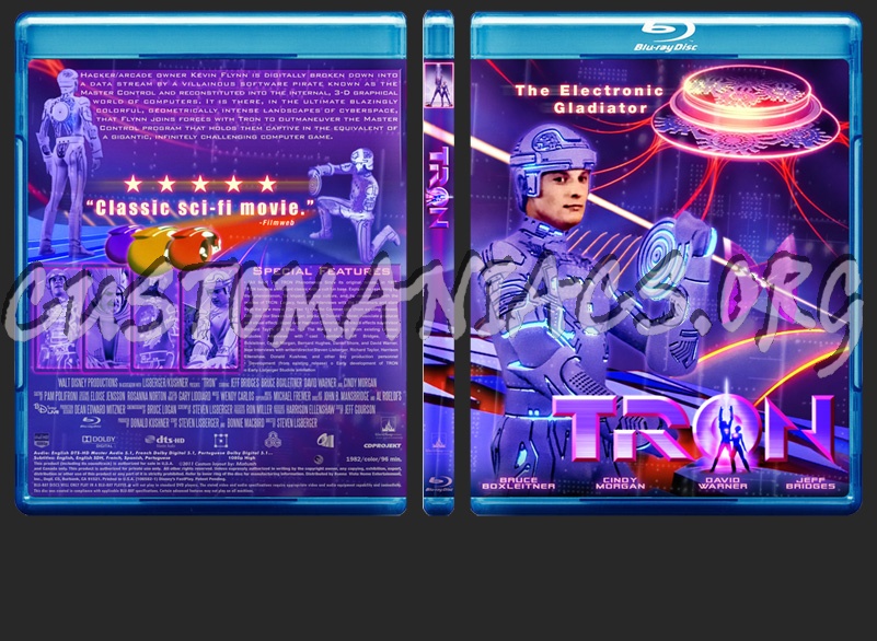 Tron blu-ray cover