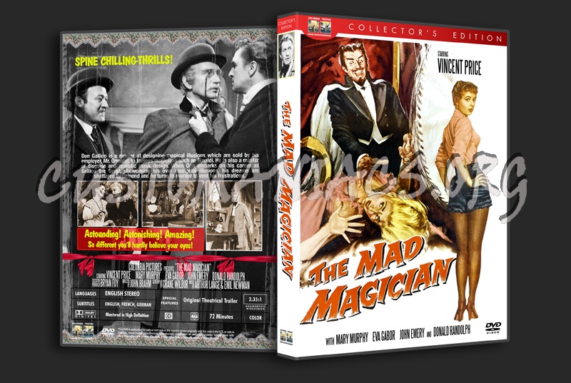The Mad Magician dvd cover