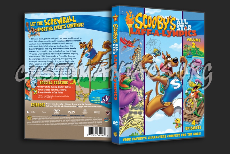 Scooby's All Star Laff-A Lympics volume 2 dvd cover