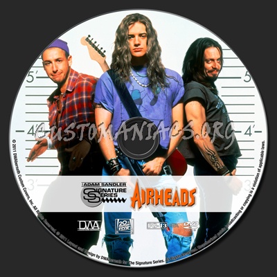 Airheads dvd label
