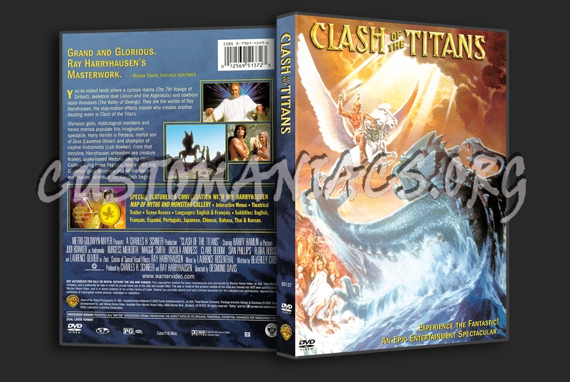 Clash of the Titans dvd cover