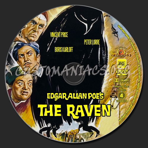 The Raven dvd label