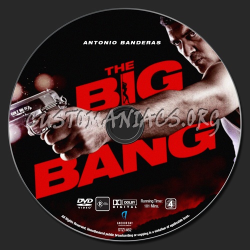 The Big Bang dvd label