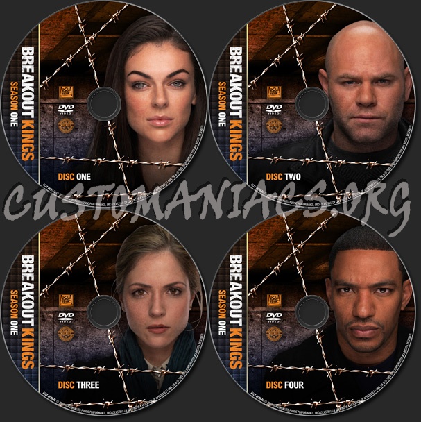 Breakout Kings - Season 1 - TV Collection dvd label