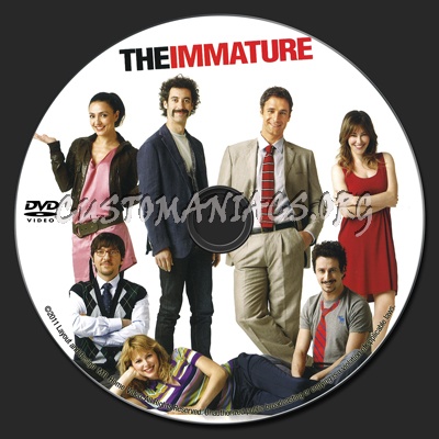 The Immature dvd label