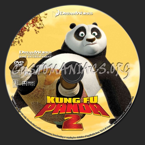 Kung Fu Panda 2 dvd label