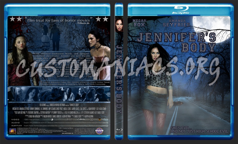 Jennifer's Body blu-ray cover